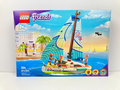   LEGO  Friends  - Stephanie's Sailing Adventure Set Model #41716 304Pcs - NEW