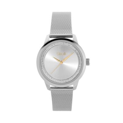 Damenuhr STROILI LONDON 1661139 Stahlarmband Mesh Swarovski
