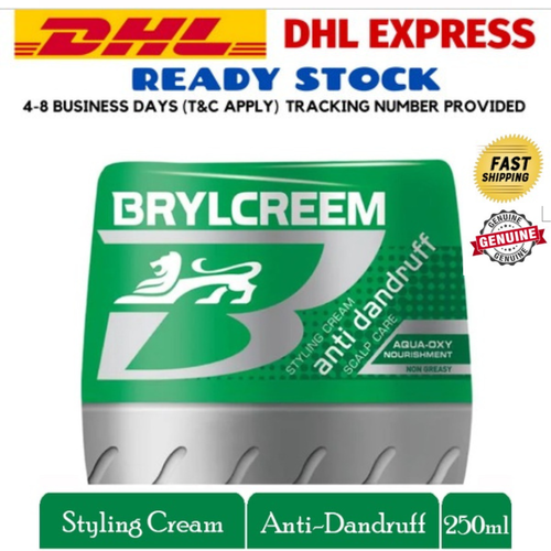 50 PACK BRYLCREEM Styling Cream Antidandruff Scalp Care Aqua-Oxy Nourishment