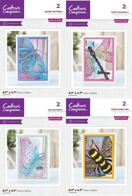 Crafter's Companion - Taking Flight Create A Card Dies Collection - Metal Dies