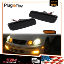 Side Marker Signal Corner Parking Lights Lamps Pair Set for Lexus Scion Toyota