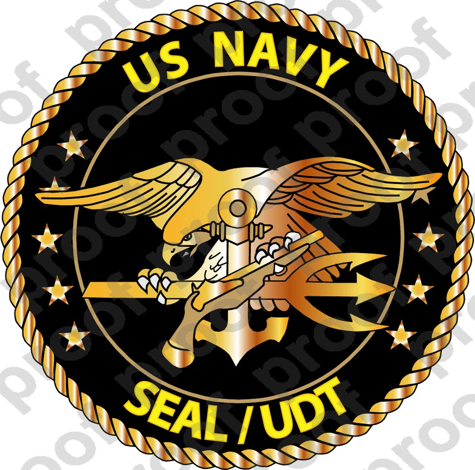 STICKER USN VET US Navy Seal UDT