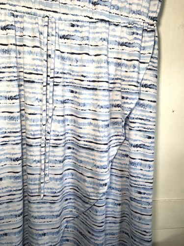 Just Be Women's Jersey Short Sleeved Faux Wrap Casual Blue Dress Hi-Lo Hem 1X - Picture 10 of 10