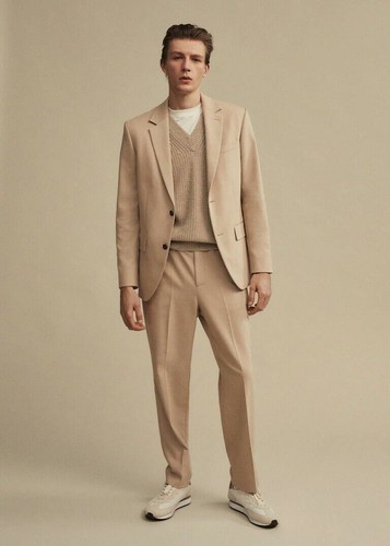 BNWT Mango Men Elastic Waist Suit Trousers Size UK 30 RRP £59.99 - Picture 8 of 10