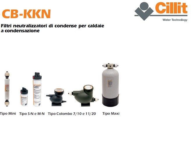 MINI FILTRO NEUTRALIZZATORE CALDAIA CONDENSA CILLICHEMIE CILLIT CB-KKN MINI
