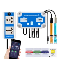 Temp Water Quality Tester Monitor Controller Soilless Cultivation New PH ORP