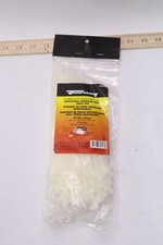  100-Pk Forney Releasable Standard Duty Cable Ties Natural 8" 62057