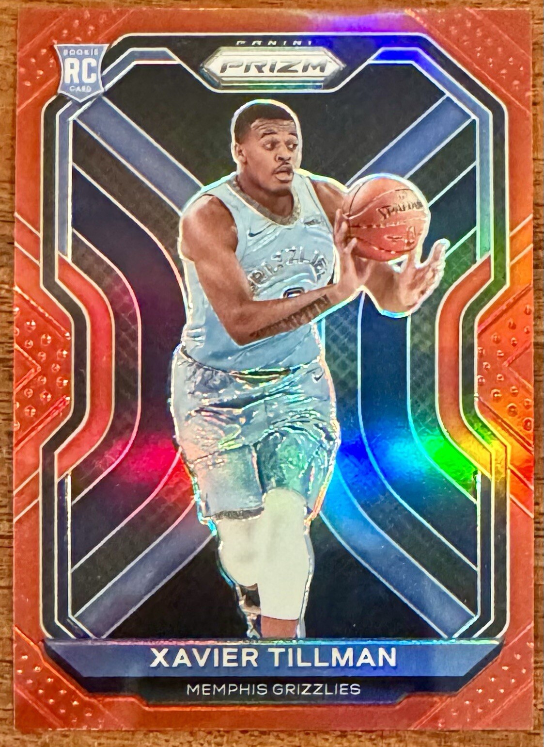 2020-21 Panini Prizm #299 Xavier Tillman RC Red Prizm /299 SP | Grizzlies