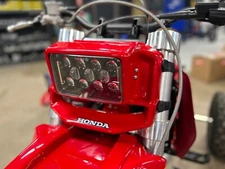 Honda 1985 1986 ATC250R ATC 250R 250R LED Headlight Assembly Fighting Red Color