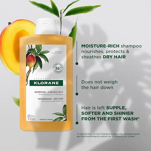 Klorane Strengthening Shampoo 400ml ALL TYPES - Picture 18 of 26