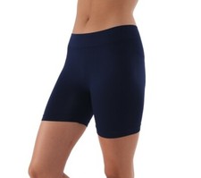 Women's Seamless Solid Plain Mini Shorts: One Size
