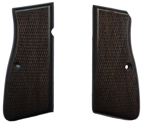WW2 German Military Browning Hi-Power 35’s Wooden Grip-DARK BROWN