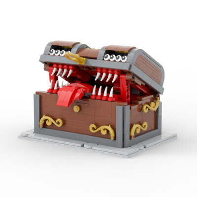 MOC: Working Mechanical Box Monster Model from Video Game 682 Pieces DIY