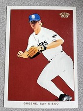 2002 Topps 206 Khalil Greene Rookie Red Background Variation Card #428 Padres