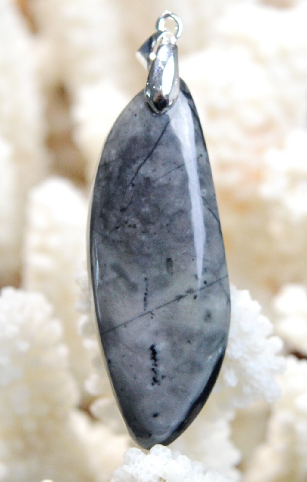 Cabochon Jaspe Picasso naturel 50 carats de qualité gemme USA pour création AH87