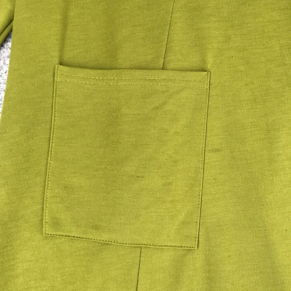 Vestido túnica suelto Anself para mujer talla 2XL informal manga larga pulóver verde Foto 2 de 4