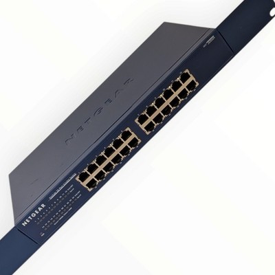NETGEAR ProSafe 24-Ports External Gigabit Switch JGS524 v2 -Unit has 4 bad ports
