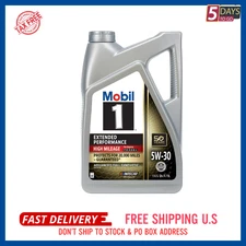 Mobil 1 Extended Performance High Mileage Full Synthetic Motor Oil 5W-30, 5 Quar