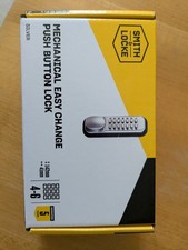 Smith & Locke 4-6 Digit Push Button Combination Lock FD30/60 Extended knob