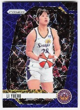 2024 Panini Prizm WNBA Li Yueru #23 Blue Velocity Prizm RC Los Angeles Sparks