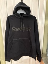 NWT Women s XL Reebok Black Hooded Sweatshirt SKU TR196