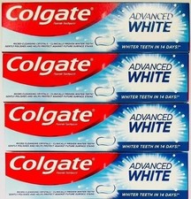 12 x Colgate Advanced White Fluoride Toothpaste 100ml Whiter Teeth in 14 Days 17.49 per litre