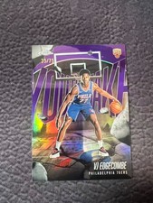 2025-26 Topps Chrome VJ Edgecombe RC Youthquake TRUE Purple  Refractor /75
