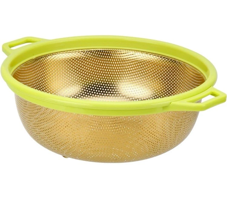 Gold Stainless Steel Colander