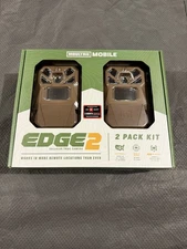 Moultrie Mobile Edge 2 36MP Cellular Trail Camera 2 Pack Kit Brown MMC-14124
