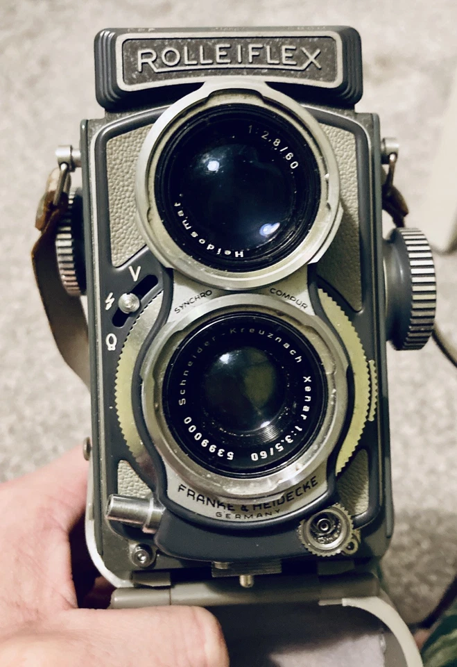 Rolleiflex Grey T Type 1 1959-1962 Serial Number 2019007- Good condition - Image 3 of 4