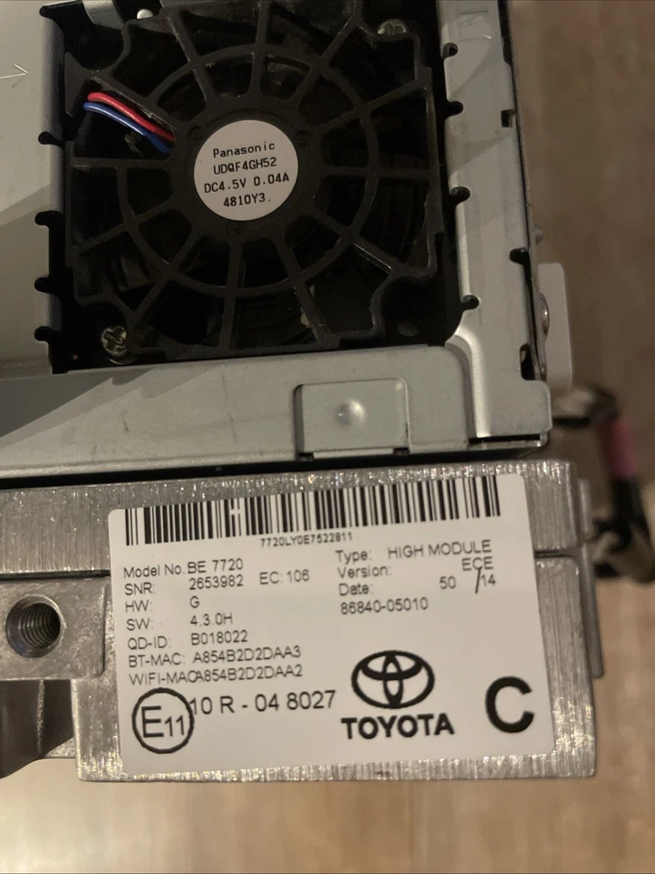 Modulo alto Toyota Auris Hybrid 86840-05010 +86140-02380 - Immagine 4 di 4