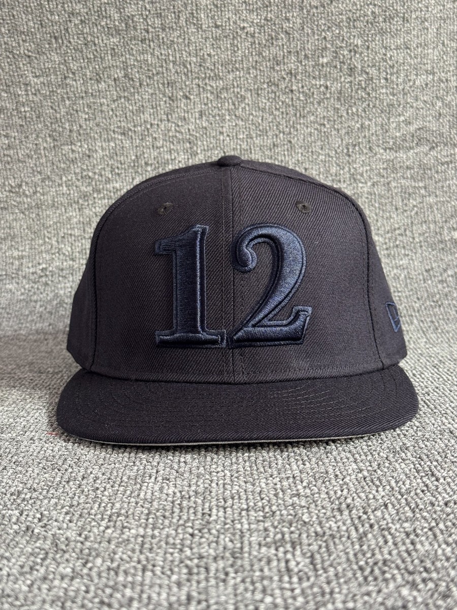 New Era Seattle Mariners 12 Snapback Flat Brim Charcoal One Size Hat