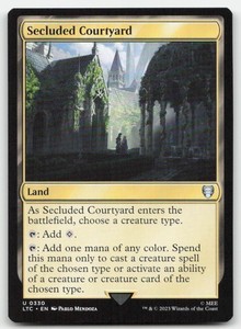 Secluded Courtyard - Commander: The Lord of the Rings: Tales of Middle-earth