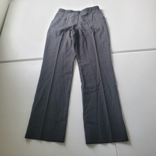 Dolce & Gabbana Pants Womens 42 Black Wool Twill Lined Dress Trousers Italy