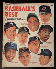 1960 Baseball's Best Magazine Hank Aaron Willie Mays Ernie Banks Mathews