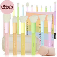 18-Pcs Makeup Brush Set for Beginners - Travel-Friendly with Soft Arthritis-Frie