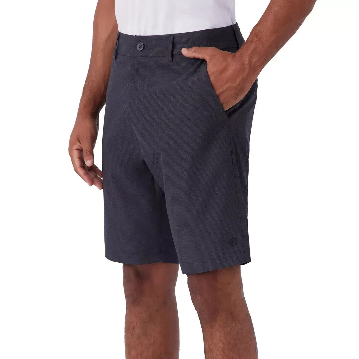 Hang Ten Men's Comfort Waist Hybrid Shorts, Blue, 30