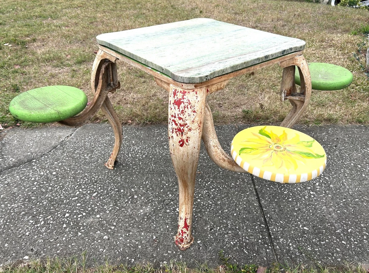 Iron Antique Bistro Tables for sale | eBay