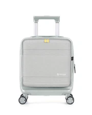 Biaggi Runway Collection Underseater Carry-On Spinner Luggage 16" Cloud Grey