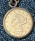 1903 $2.50 Gold Liberty Quarter Eagle, Original 2 1/2 Type Coin