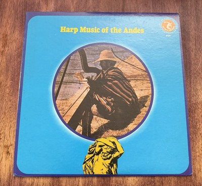 Los Indios Harp Music of the Andes 12'' Black Vinyl LP Olympic Records OL-6124