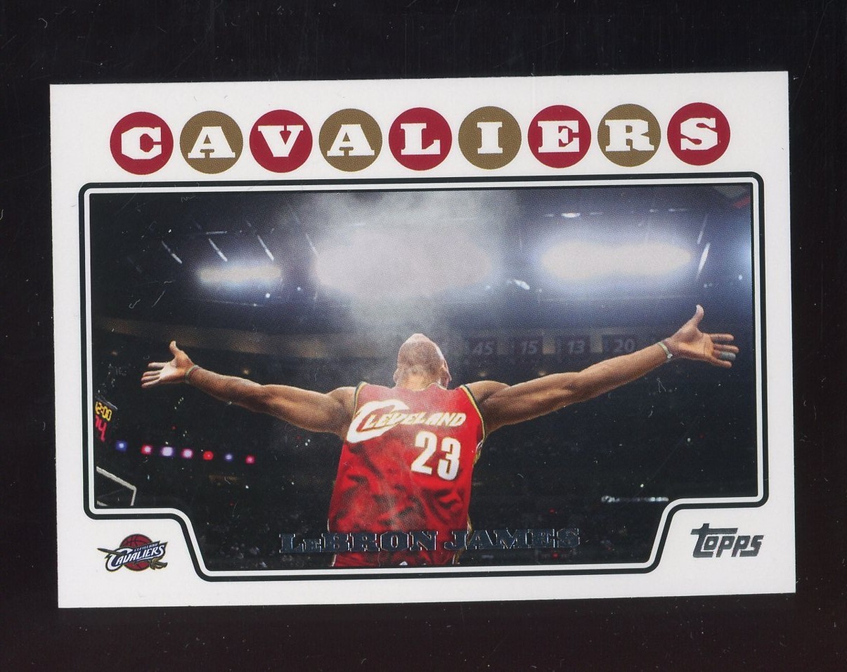 2008-09 Topps #23 LeBron James Chalk Toss Cavaliers Cleveland 