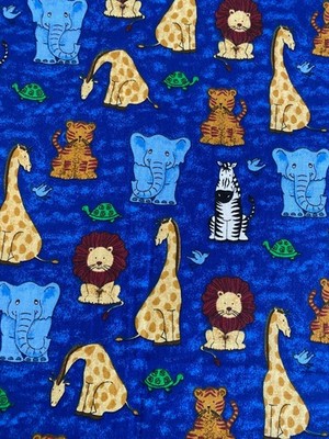 Novelty 100% Cotton Unbranded Fabric- 1/2 Yd Animal Print- NEW -(106)