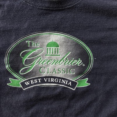 Vintage Greenbrier Classic Ahead Shirt Mens XL Blue West Virginia Golf Tee