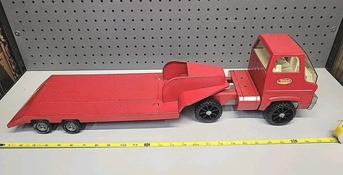 TONKA LOW BOY TRUCK & TRAILER