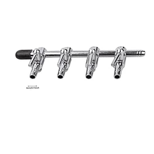 Aquarium Air Valve 4 Way Inline Manifold Air Flow Pump Tubing Splitter Lever - Picture 3 of 7