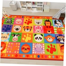 Classroom Carpet Kids Rug,39" X63'' Cute Animal Kids Rugs for Playroom,Non