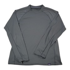 Patagonia Capilene Lightweight Base Layer Men's Long Sleeve Shirt Gray Size S