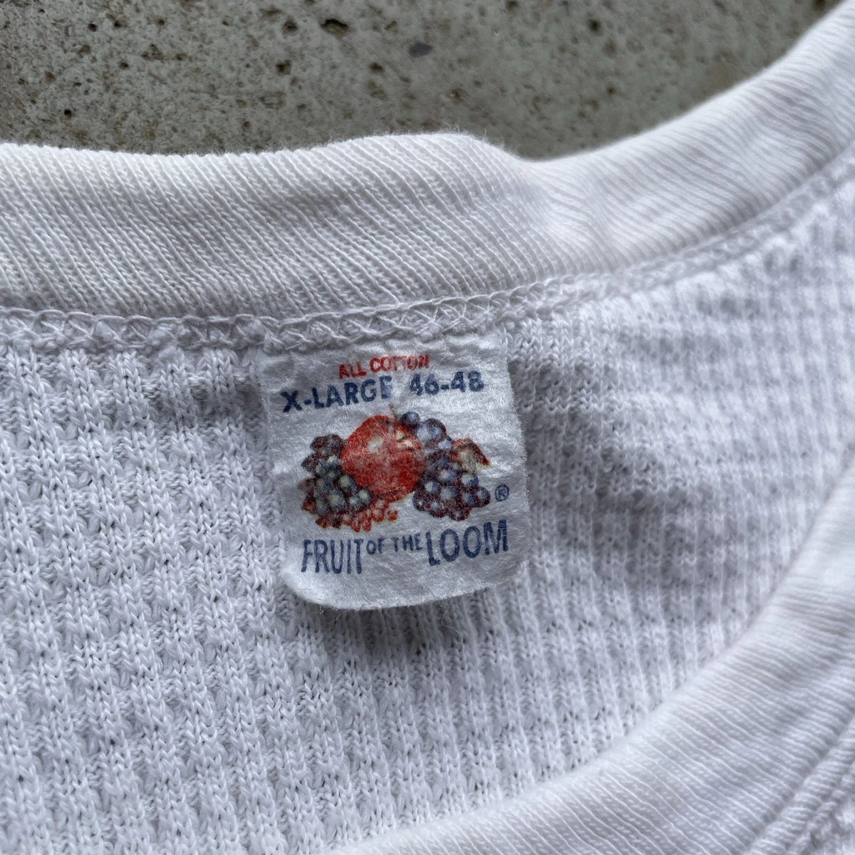 Fruit of the Loom Basic Tees White Vintage T-Shirts for Men for 