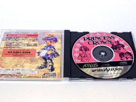 Princess Crown Sega Saturn With Obi